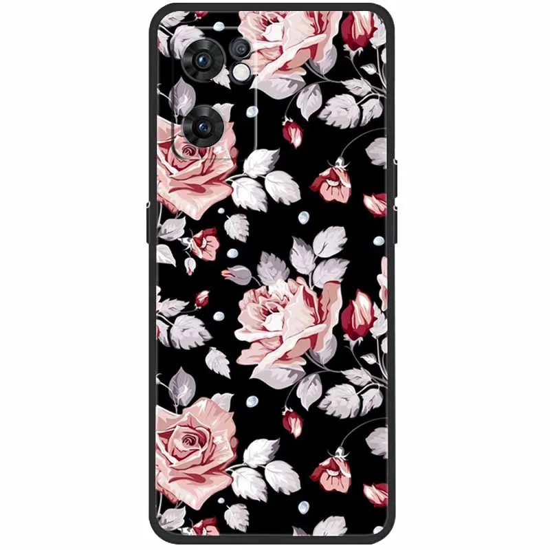 Custodia Per Oppo Find X5 Lite Con Supporto Ad Anello - Cover Antiurto Resistente Alle Cadute (Nera) - 5