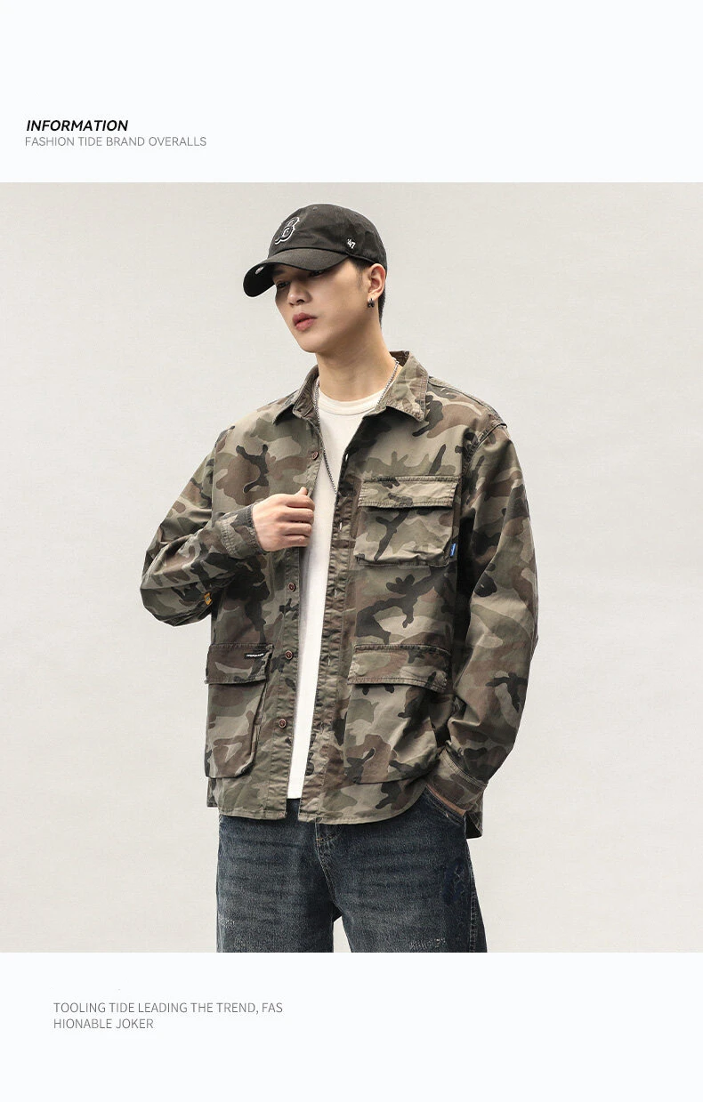 Camouflage Cargo Shirt
