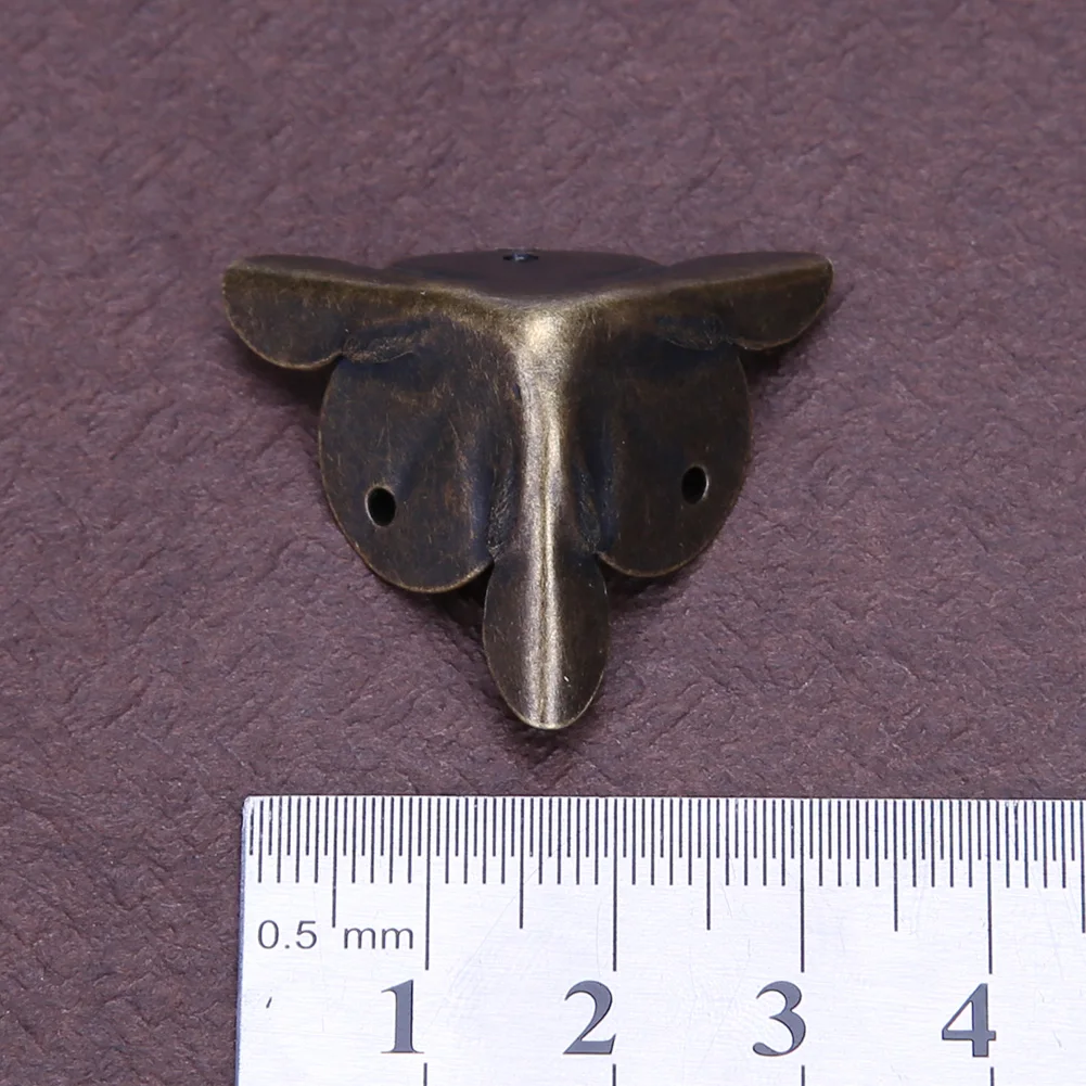 Creative Chic Jewelry Gift Box Corner Protector Patternless Screw Wood Case Corner Protector Decor Decorative DIY Supplies