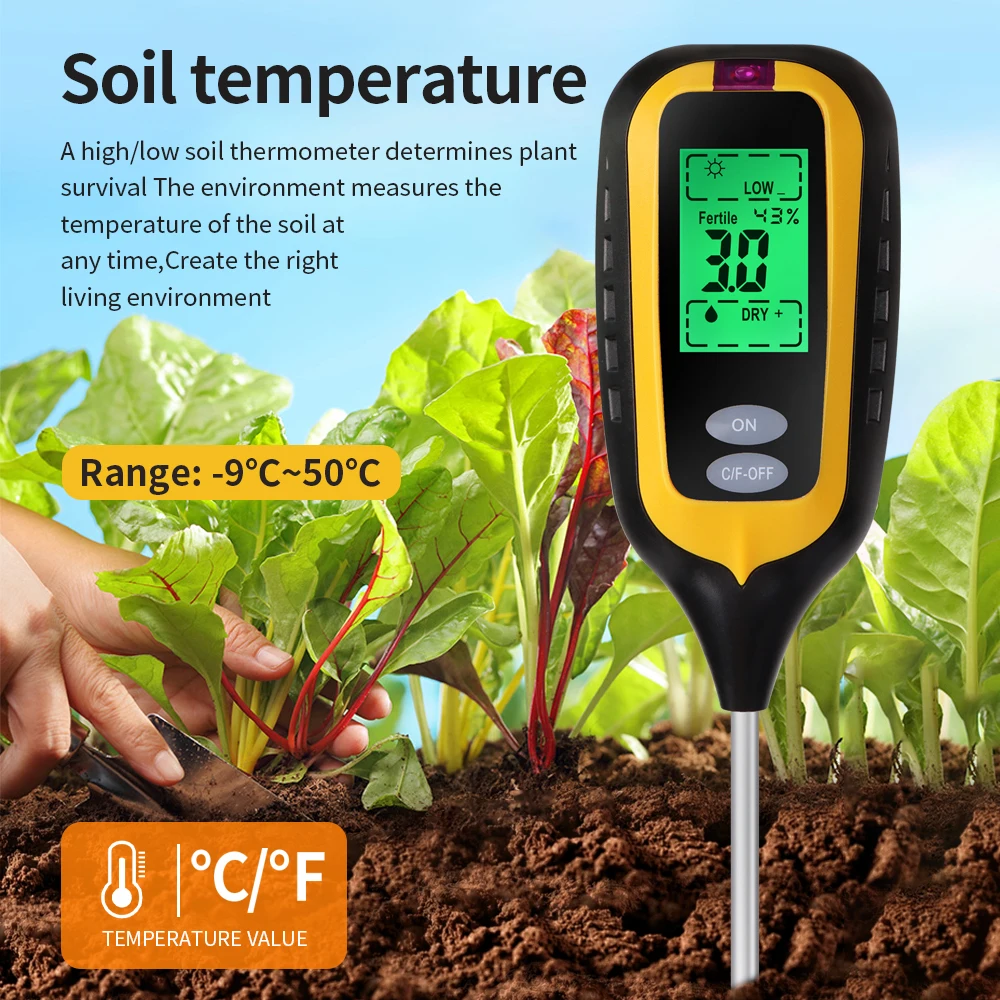 Multifunctional Soil Meter for Gardening
