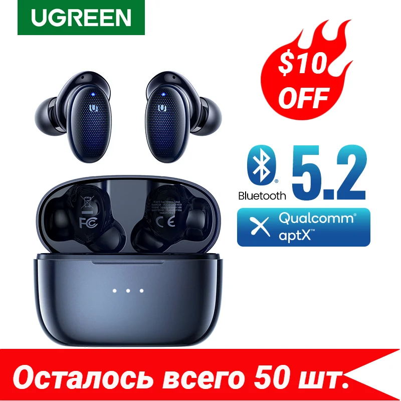 UGREEN HiTune TWS Headphones Wireless Bluetooth Earphones aptX with Qualcomm Chip True Wireless Stereo Earbuds Headset Headphone|Bluetooth Earphones & Headphones| - AliExpress