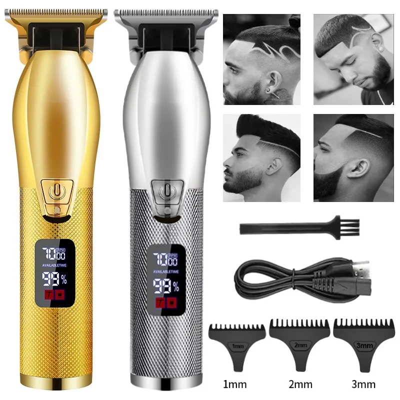

Barber Hair Clipper Rechargeable Electric Professional Finish Cutting Machine Beard Trimmer Shaver Cordless Corded
