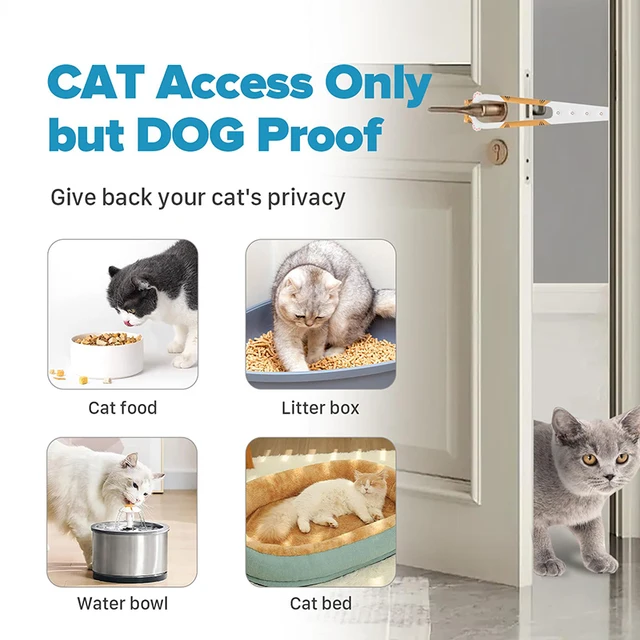 Cat Door Holder Latch Adjustable Dog Door Stopper Elastic Gate Lock Flex Latch Strap Keep Dog Out From Entering Pet Door Latch 2