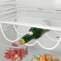 Creative Home Furnishing Accessories Beer Bottle Fridge Organizer Wine Display Shelf Holder Hook Refrigerator Storage Rack 2