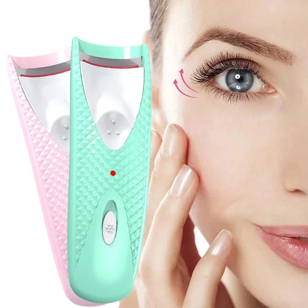 Electric Heated Eyelash Curler Quick Heating Long Lasting Curl Eye Lash
