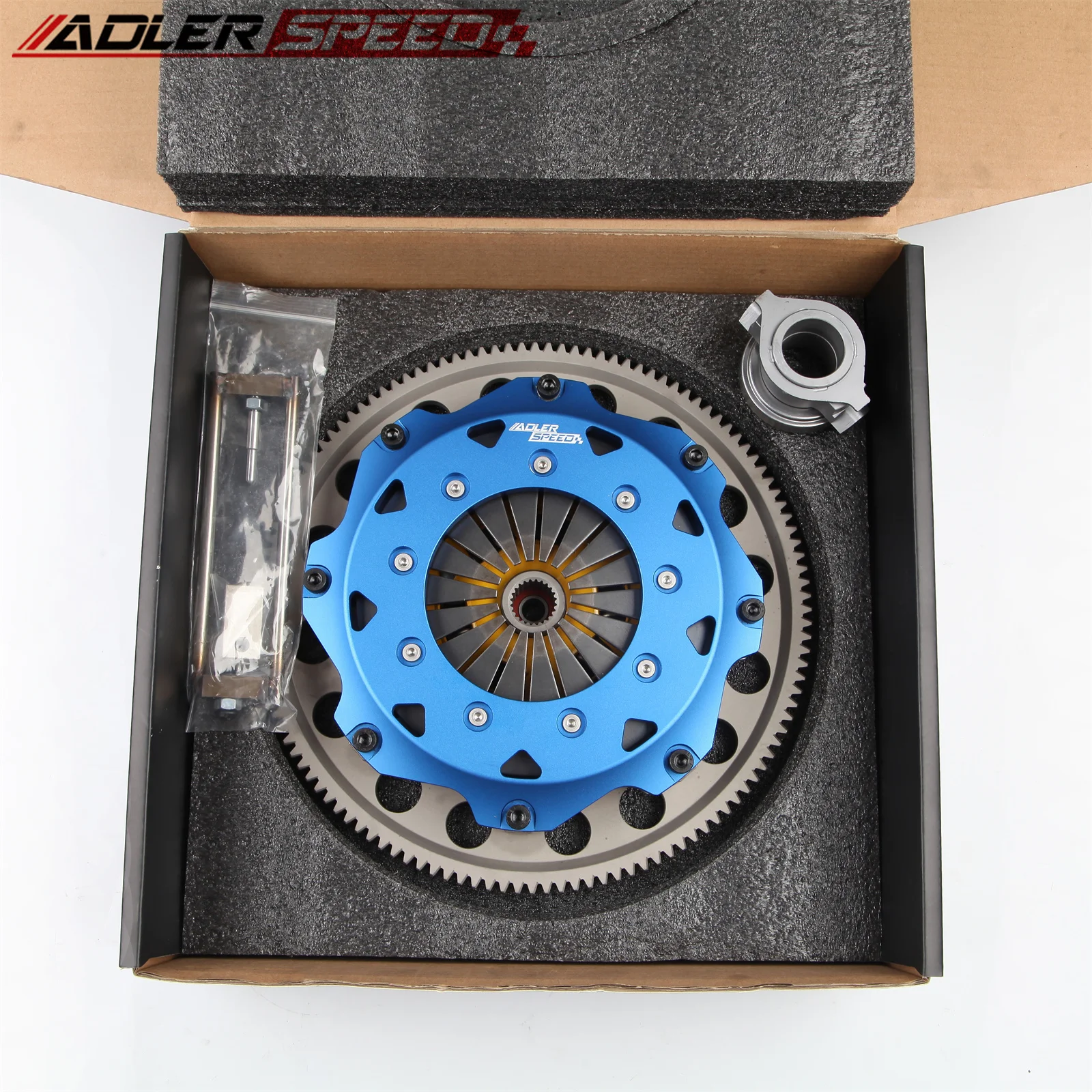 ADLERSPEED 8.5인치 스프링 클러치 트윈 디스크 키트 (스바루 WRX STI EJ25 6단, 스바루 레거시 GT 스펙 B (2.5L EJ257 6단 중형 WT) 용)