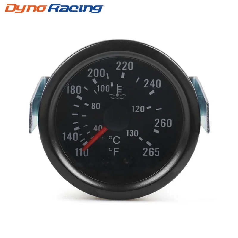 

2Inch52mmPointer Mechanical Water-Thermometer with Sensor 130℃/265℉Double Scale Engineering Vehicle Instrument