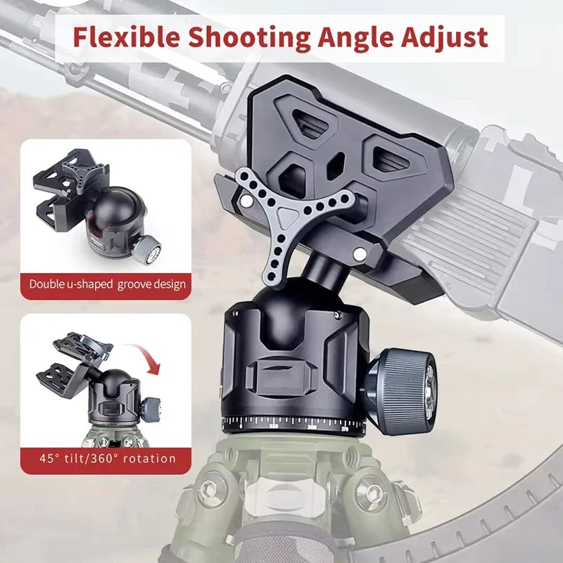 Gun Clamp Accessory Gun Clamp and Tripod Accessories for Outdoor Activities Securely Holds Heavy Firearms for Precision Shooting