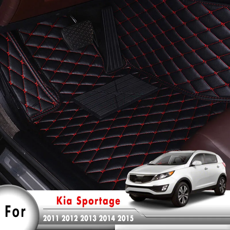 Car Floor Mats For Kia Sportage 2015 2014 2013 2012 2011 Car Interior  Accessories Waterproof Anti-dirty Leather Rugs Dash Mats - Floor Mats -  AliExpress