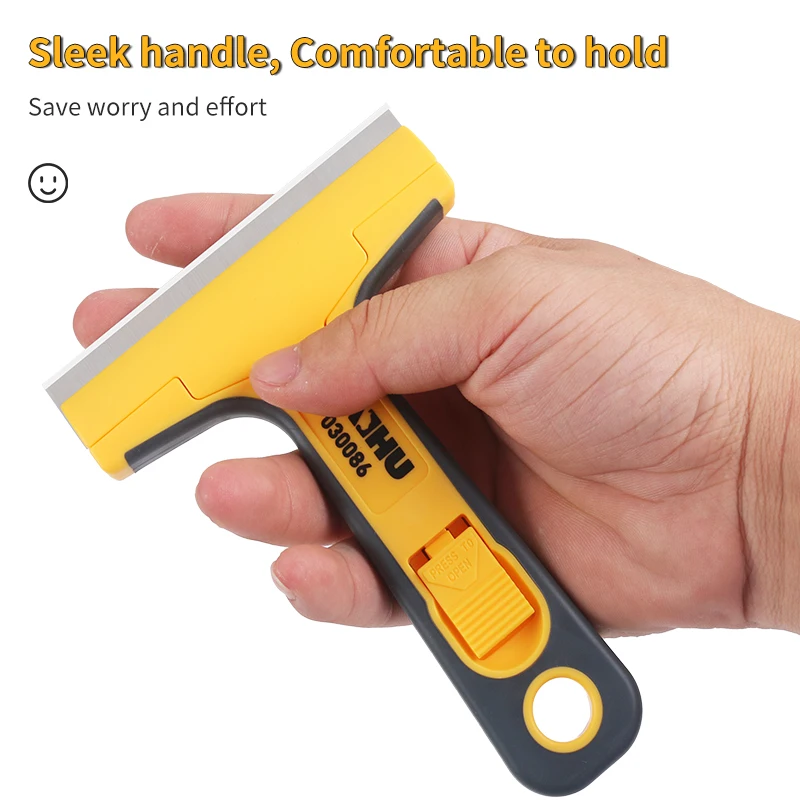 100mm Cleaning Shovel Cutter Portable Cleaning Knife Glass Floor Tiles Scraper Blade Seam Removal Household Kitchen Hand Tool 4