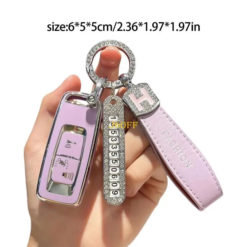 J60F 안티 슬립 오토바이 키 보호기 케이스 비바람에 견디는 오토바이 키 커버 슬림 보호 키 케이스 PCX160에 적합