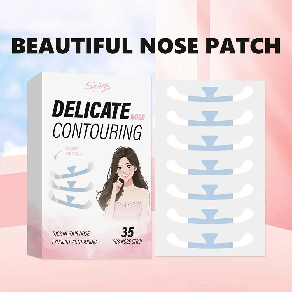 Special Nose Shrink Strips Narrow Nose Stickers Cosplay Shrinking Nose Wing Stickers Narrow Thin Nose Invisible Beauty Shrinking 5