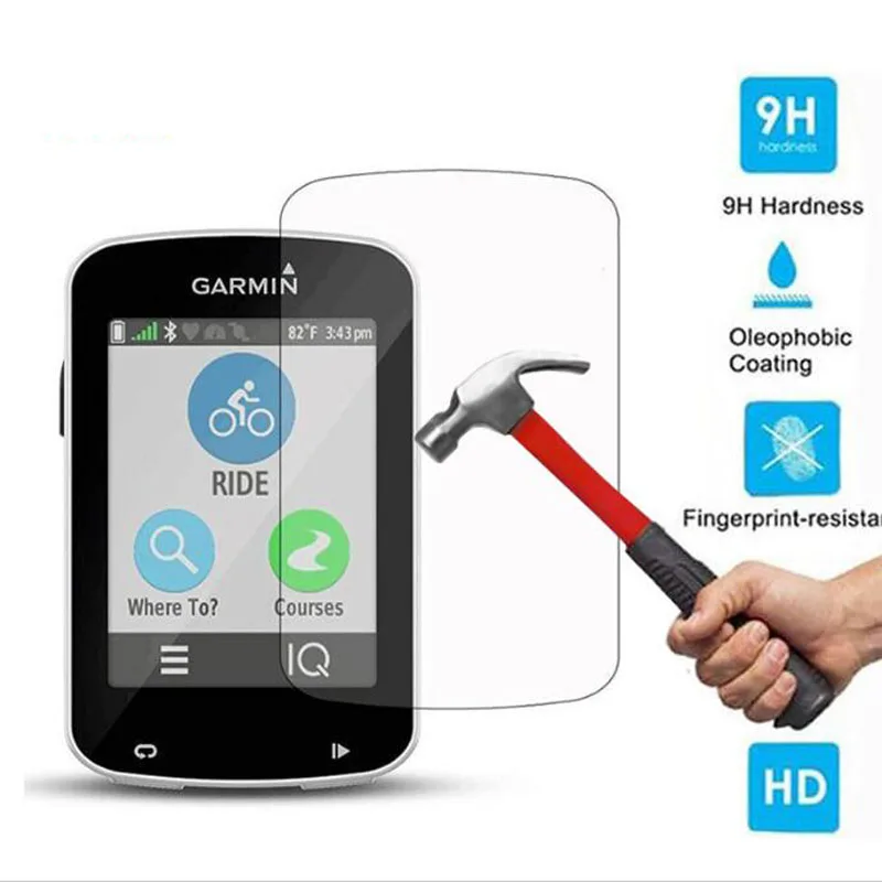 Hard Tempered Glass Protective Film For Garmin Edge Explore 2 Bicycle Bike Computer Screen Protector Cover Explore2 Accessories