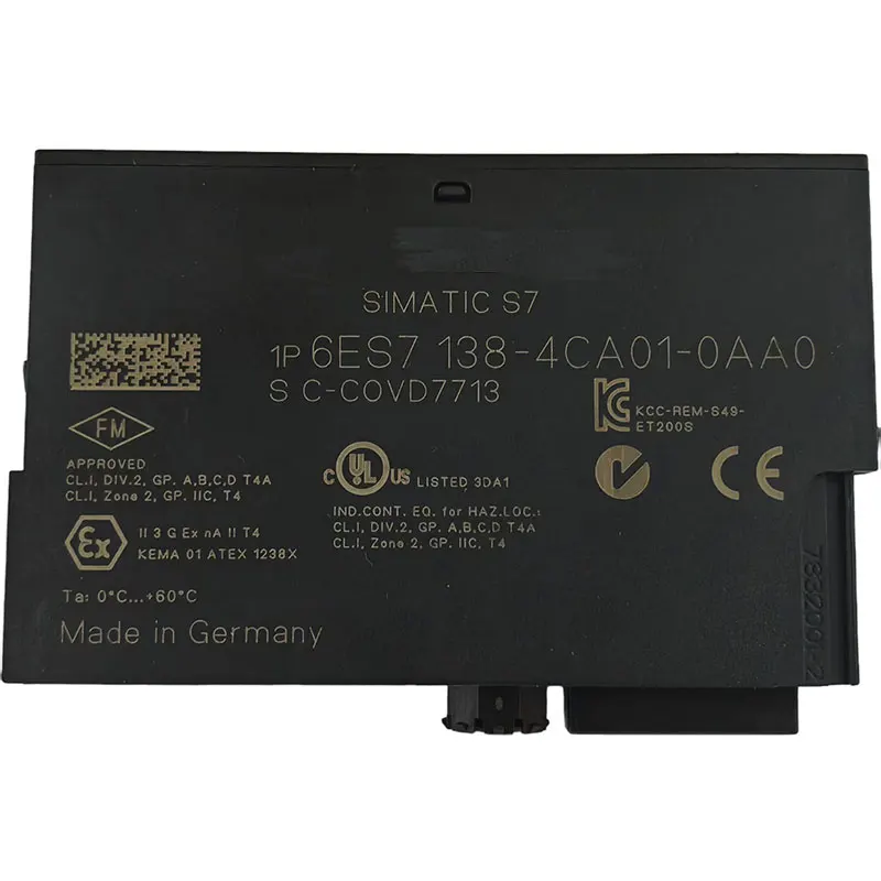 새로운 PLC 24VDC 진단 기능 탑재 ET200S Simatic PM-E 전원 모듈 6ES7138-4CA01-0AA0