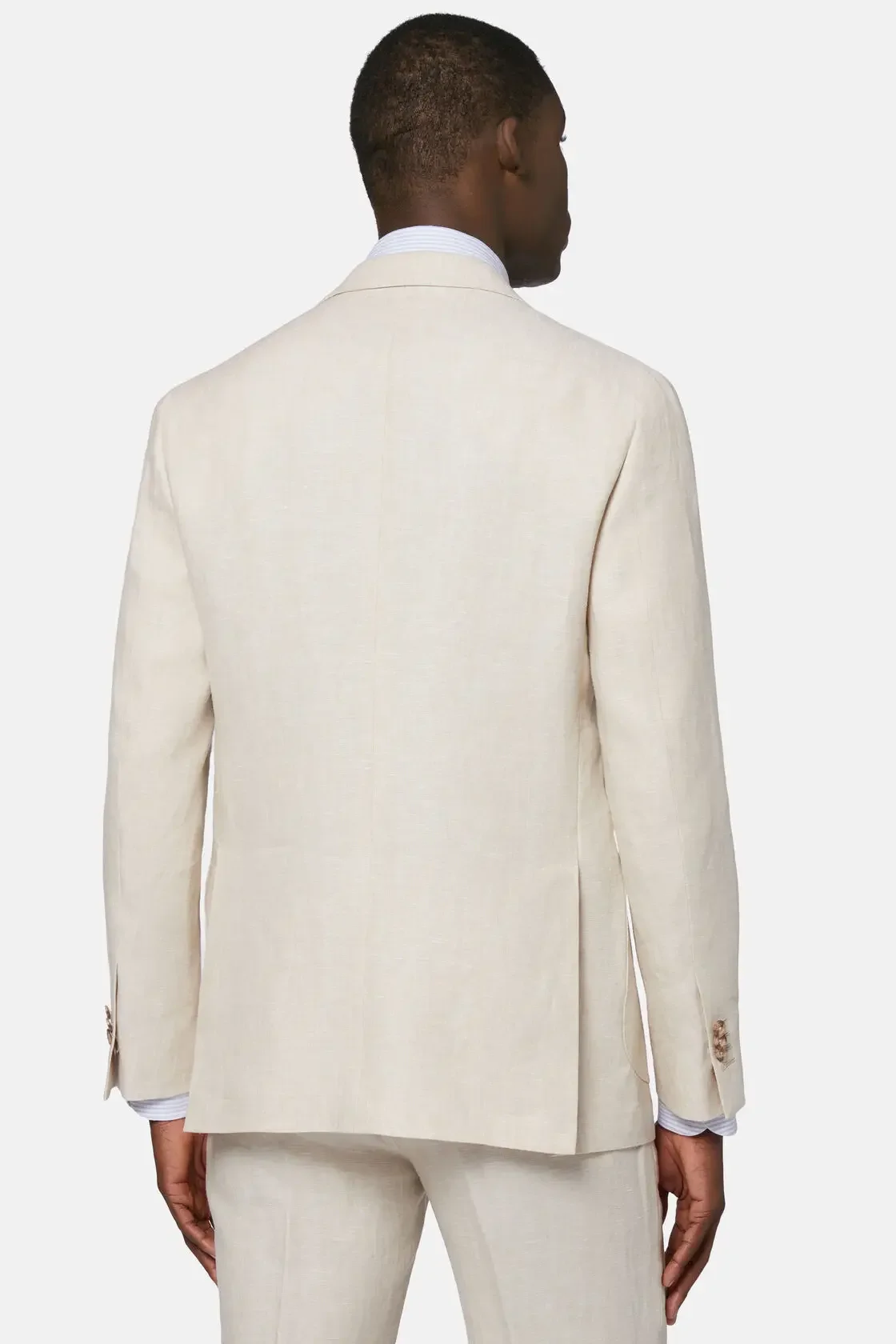 Elegant Summer Linen Beige Men Suits Smart Casual Slim Fit Blazers Notch Lapel High Quality Custom 2 Piece Set Costume Homme