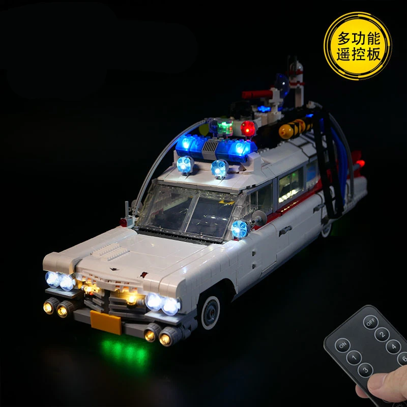 

Led Light Up Kit For The Ghostbusters Ecto-1 Building Blocks Technical Light Compatible With 10274 Remote Control Light Set
