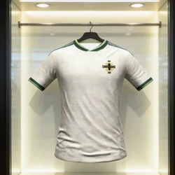 New 3D Northern Ireland Away Soccer Jersey - Performance - Enhancing Dry Fit T - shirt for Training & Family Matching (T353429)