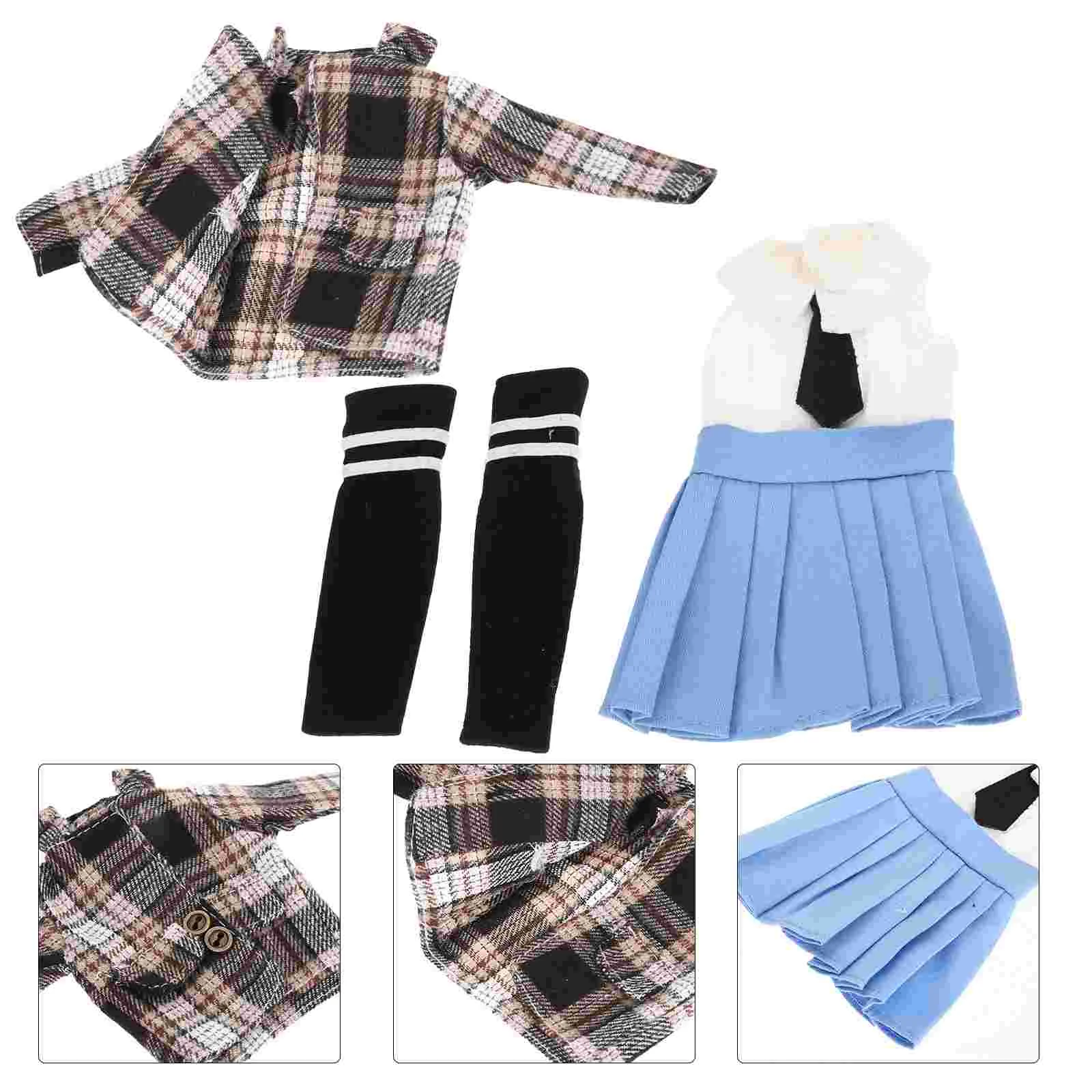 

1 Set BJD Clothes Dress Up Clothing Accessories for 1/6 30 cm BJD