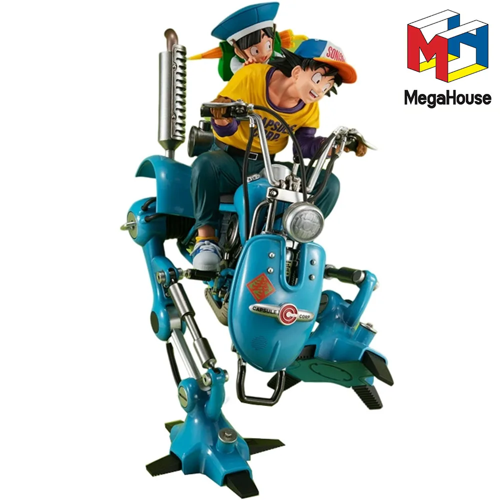 

Megahouse Desktop Real Mccoy Ex Dragon Ball Z Son Gohan Son Goku Collectible Anime Model Toys Action Figure Gift for Fans Kids