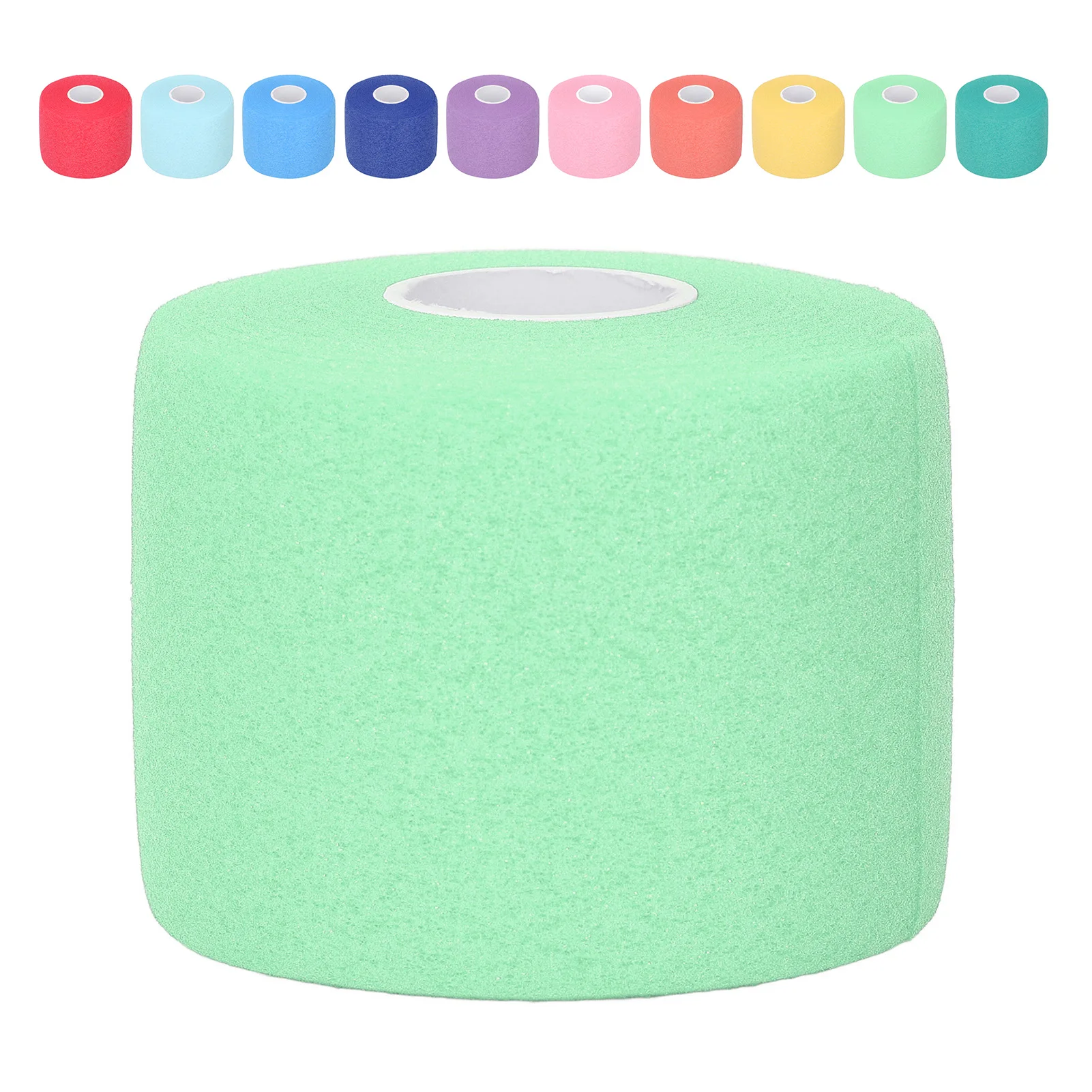 Badminton Grip Cushion Wrap 60mm Width 20m Length Shock Absorption Tennis Racket Grip Tape Backing Film