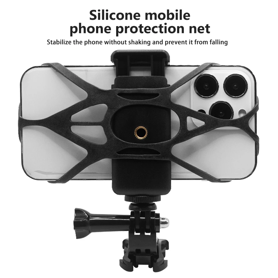 휴대폰 거치대 장착 벨트, 가슴 스트랩 키트 액세서리, 고프로 히어로 액션 카메라, 스마트폰 insta360 아이폰용 가슴 스트랩