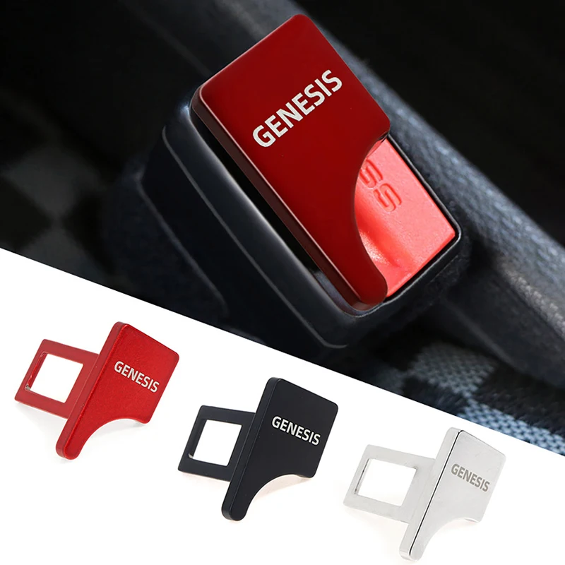 1pc Car Seat Belt Buckle Protective Cover for Hyundai GENESIS G90 G80 G70