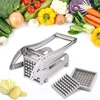 Household Stainless Steel Potato and Cucumber Slicer, Manual Press Type Multifunctional Fruit and Vegetable Cutter