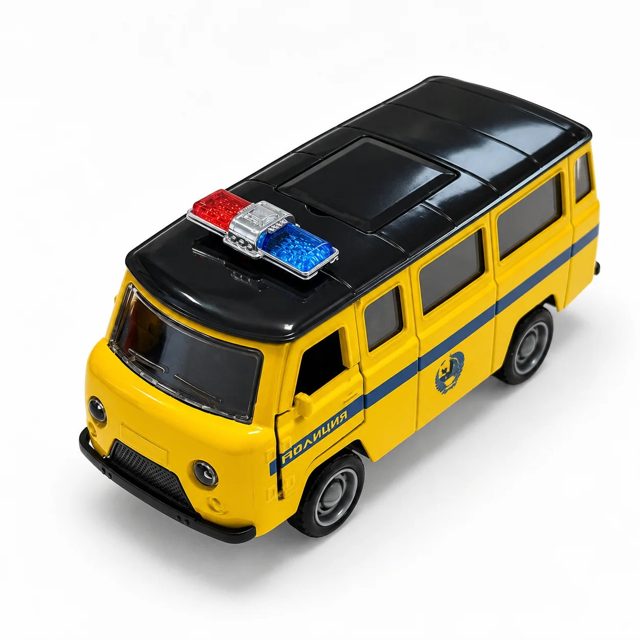 Vintage Utility Van Style Toy Car with Powerful Spring and Metal Casting - The Perfect Gift