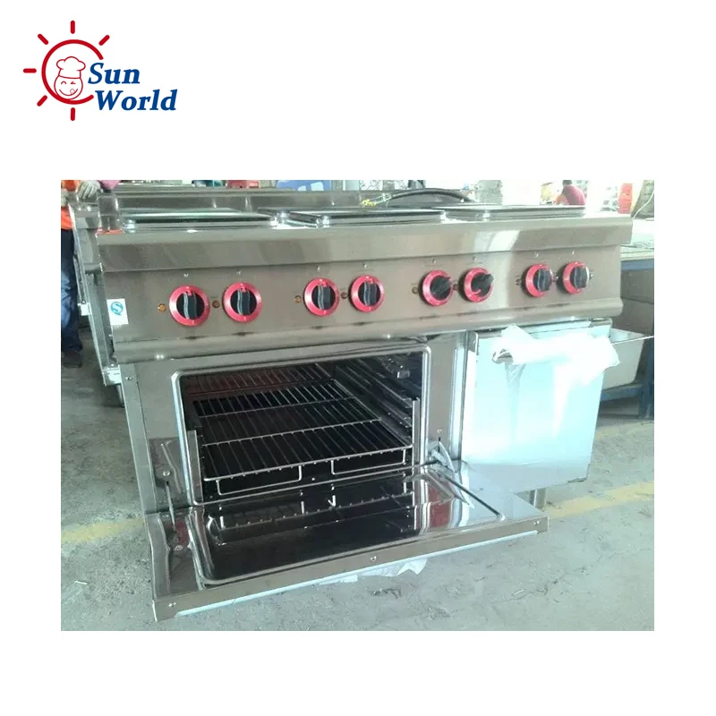 Commercial Kitchen Hot Plate 6 Burner Electric Cooking Stove 6 Hot Plate Electric Burner With Oven 3