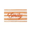 Custom Name Personalized Beach Towel Microfiber Print Letter Towel Creative Colorful Glitter Stripe Summer Beach Bathing Towel 5