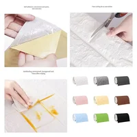 70cmx1m 3D Wall Sticker Imitation Brick Bedroom Home Decor Waterproof Self-adhesive DIY Wallpaper for Living Room 2