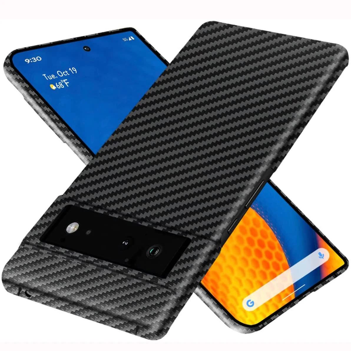 

Новинка, углеродный 3D чехол из настоящего арамидного волокна для Google Pixel 6 7 Pro, Ультратонкий Тонкий матовый чехол для смартфона Google Pixel 6Pro 6A