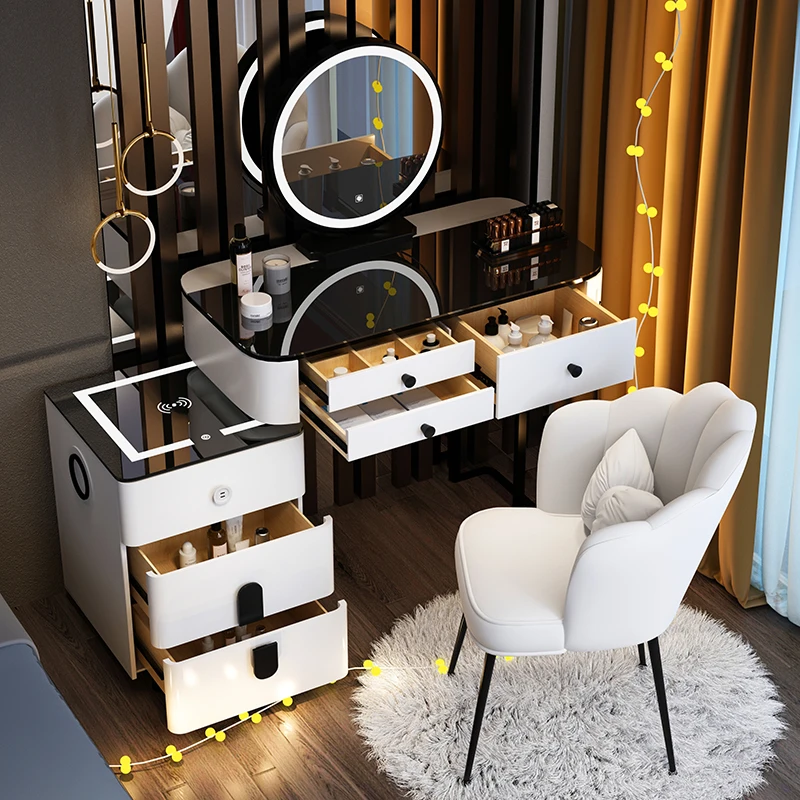 Mobile Makeup Dressers Bedroom Chair Cabinets Shelf Sideboards Dressers Organizer Mobiles Coifeuse Chambre Bedrooms Furniture