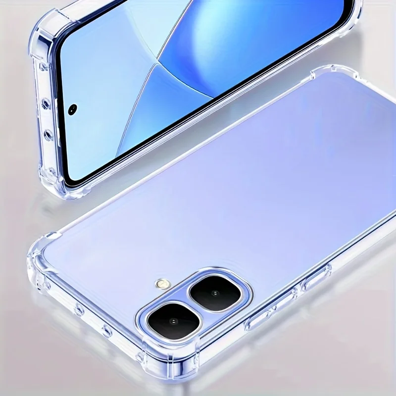 Clear Silicone Back Cover - Transparent Phone Case