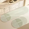 Non-slip Kitchen Carpet, PVC Foot Mat, Long Strip Floor Mats, Water-Absorbent, Quick Drying Area Rug, Soft Diatom Mud 1