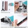 Electric Drill Conversion Angle Grinder Tool Accessories, Metals Handle Holder Adapter Sanding Belt Machine Trimming Polishing 5