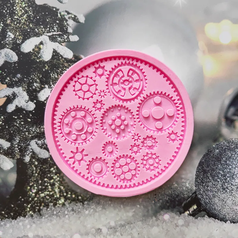 

Силиконовая форма для мини-шестерни, 3D промышленная Форма для шестеренок, для кондитерских изделий, пудинг, Jello, шоколадные кухонные инструм...