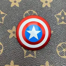  Disney Movie Avengers Iron Man Venom Car Ignition Device One Key Start Button Protective Cover Auto Interior Decor Accessories 