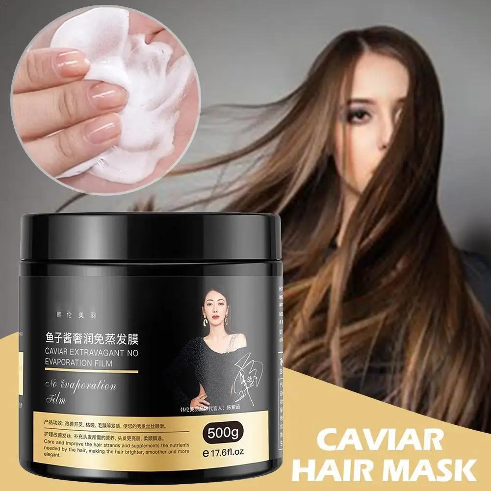 

Caviar Hair Mask Repair Dry and Frizzy Non-Sleeping Soft Conditioner Caviar Extravagant Hair Mask No Evaporation Film Hair Mask