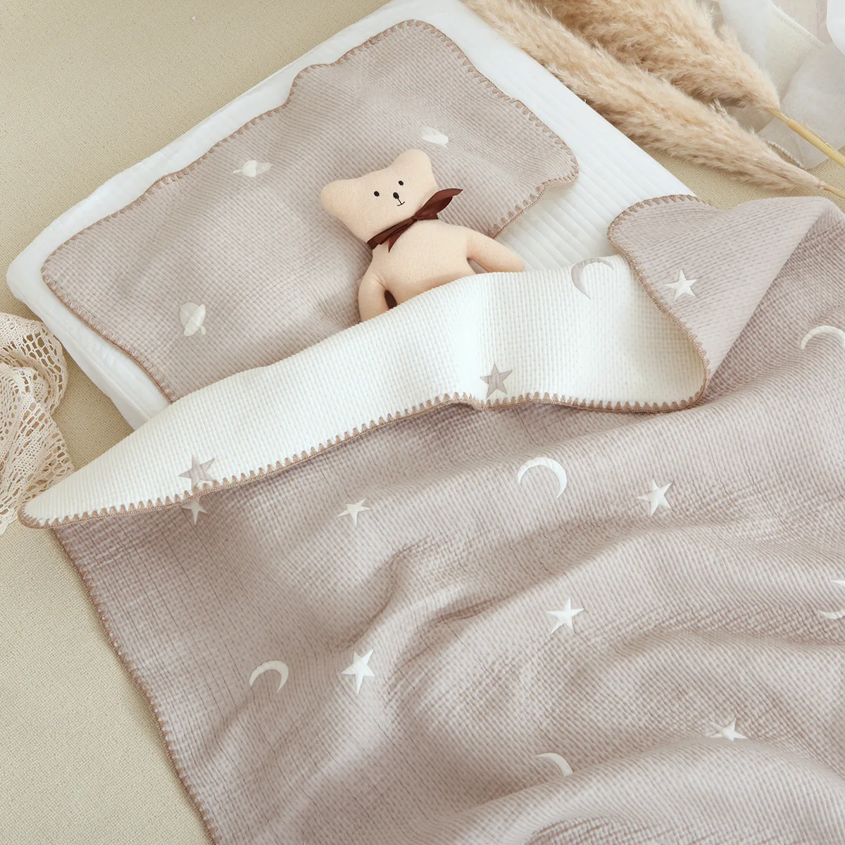 bebê Swaddle, Cama multiúso, Dormindo, Recém-nascido, 100% algodão