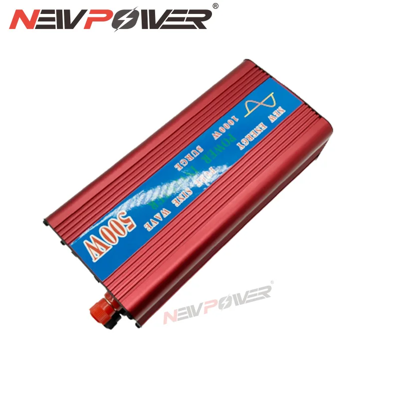 Inversor Puro da Onda do Seno 500w 12v 24v 36v 48v 60v 72v 84v dc a 110v 120v 220v 230v ac Fora do Inversor 50hz da Grade 60hz Potência para o Carro
