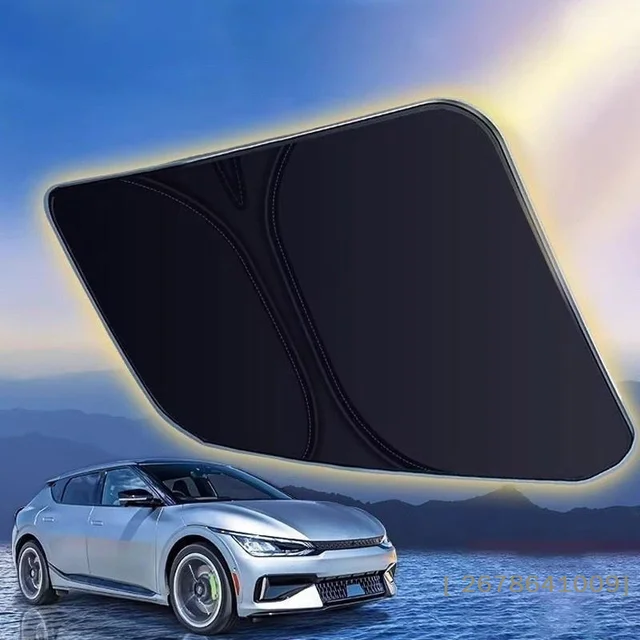 ⚑Car Windshield Sun Shade Foldable Sunshade Heat Protection Car Accessories Interior Parasol Front Window Sunshades 4