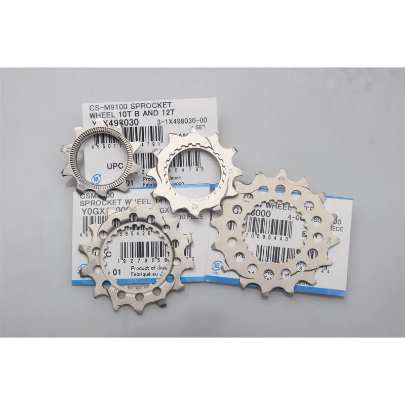 MTB XTR M9100 XT M8100 SLX M7100 DEORE M6100 12 speed flywheel cassette repair accessory 10T 12T 14T 16T locking cover sprocket bicycle cassette bike freewheel