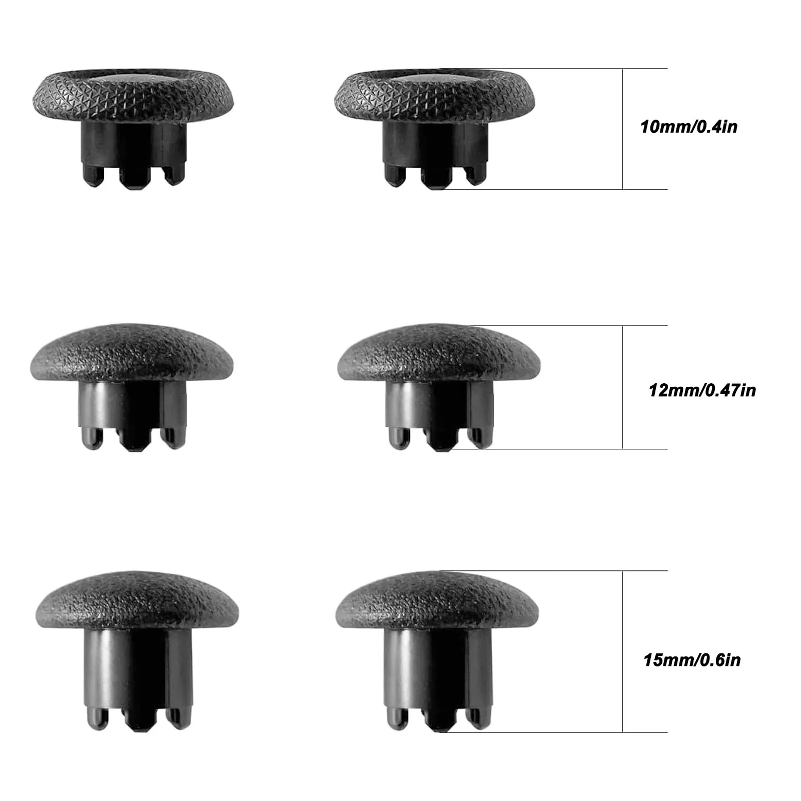 Thumbstick غطاء استبدال عدة قبضة 3 ارتفاع الإبهام...