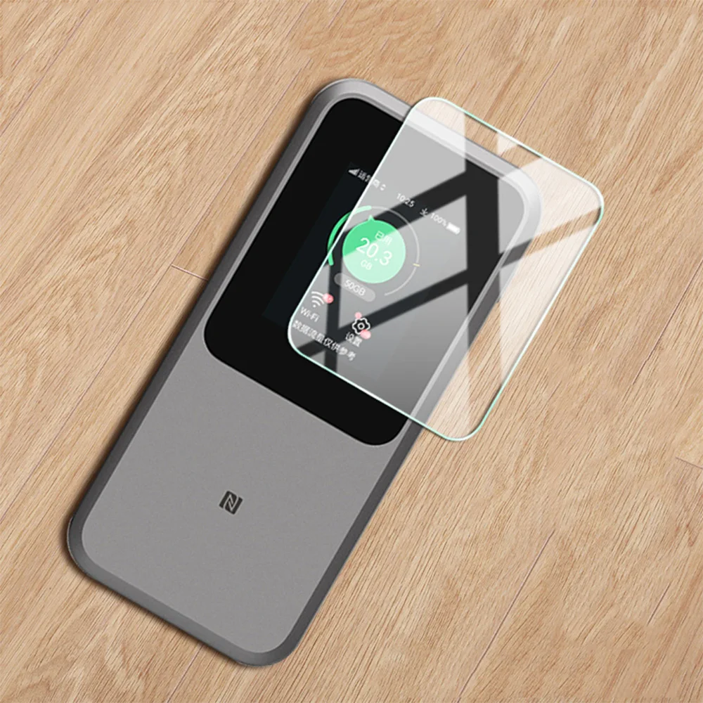 Durable Shockproof Protective Case with Tempered Glass Film for Portable WiFi Routers