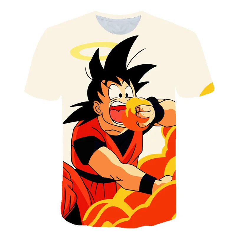 Children Dragon-Ball Z T-Shirt Children Boys Girls Kids Goku Print 3D TShirts Child Baby Tops Clothing Harajuku TShirt Clothes t-shirt for kid girl