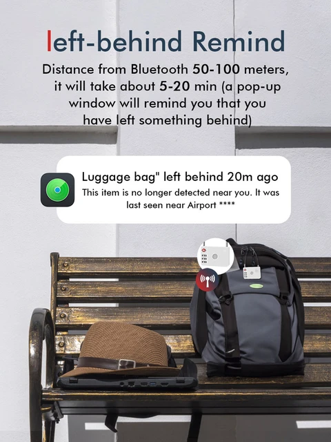 Bluetooth Smart GPS Tracker Portable Luggage Intelligent Lock Anti Loss Device Multiple Functions Smart Finder For Apple Phone 6