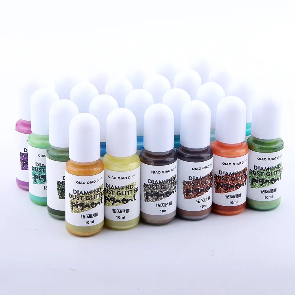 DIY Candle Dye Set Candle Dye Kit 24Colors Candle Dyes Shiny 10ml Dyeing Pigment Liquid Color Essence For DIY Wax Candle Mold Soap Coloring Handmade Crafts Resin