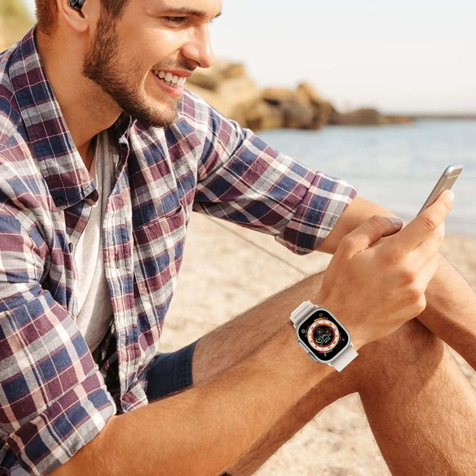 Alpine loop For apple watch Ultra 2 band 49mm 44mm 45mm 46mm 42mm 41mm correa bracelet iwatch series 10 9 3 6 7 8 se 40 mm Strap