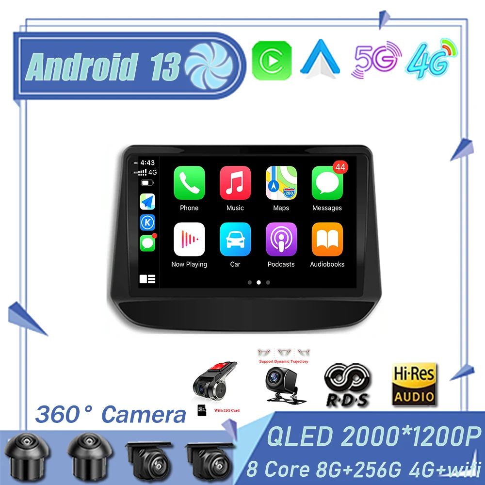 

Android 13 Car Radio GPS Navigation WIFI 4G FM AM DSP BT Carplay Multimedia Player for Holden Chevrolet Onix Cavalier 2020 2021